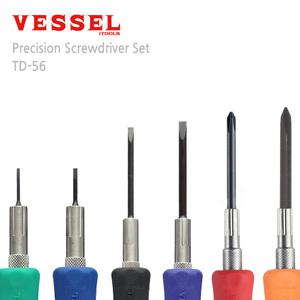 VESSEL 베셀 정밀드라이버세트 안경 시계드라이버세트 6종 TD-56 TD56