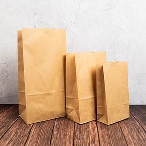 소,중,대 크라프트 종이봉투 10매 무지 각대 갈색봉지