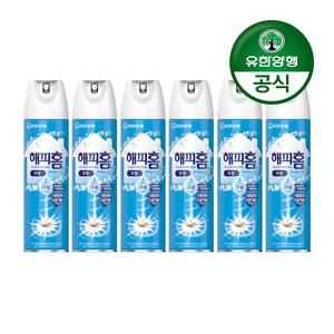 [유한양행] 해피홈 수성 에어로솔 무향 500mL X 6개
