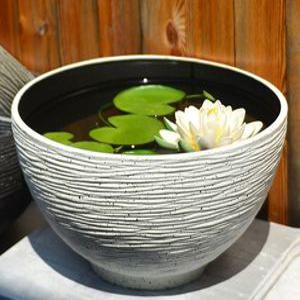 연꽃 수경 항아리 마당 수반 옹기 도자기 정원꾸미기 실내 어항 야외 수련