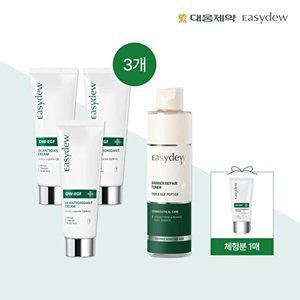 [이지듀]*대웅제약 DW-EGF 트리플 안티옥시던트 크림 75ml 3개+베리어 리페어 토너 1개+무료체험분 1매