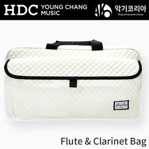 영창 플룻 클라리넷 플루트 악기 가방 케이스아이보리