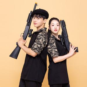 반티 체육대회 졸업사진 코스프레 군복 단체티_BT-393 강철부대 블랙