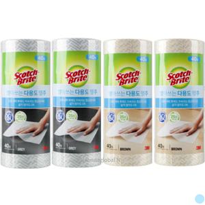 3M 빨아쓰는 행주 추천 그레이 40p+브라운 40p X 2set