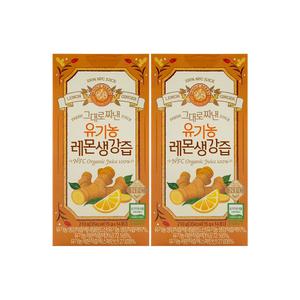 홀베리 그대로 짜낸 유기농 레몬생강즙 15g x 14포 x 2박스 /An