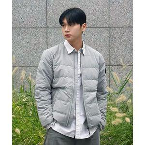 내셔널지오그래픽 패딩 점퍼 N244UDW920 헤론 U넥 경량 다운 LICHEN KHAKI 224110
