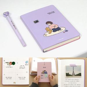 핑크풋 보리 만년형 다이어리 먼슬리 위클리 플래너 12개월 월간 주간 스케줄러 일기장
