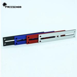 FREEZEMOD 수냉식 탱크 물 펌프 라디에이터 통합 장착 브래킷 고정 클립 SXKJWN 펌프 브래킷