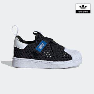 [아디다스키즈](광주신세계)[adidas kids] (120~160) 슈퍼스타 360 2종택1 (IE8198,IE8199)