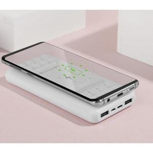 듀얼충전 가능한 스마트폰 무선충전 보조배터리 10000mAh(화이트)