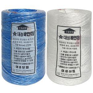 파란색 약1KG 고추끈 고추줄 노끈 농사용 바인다 꼬임끈 바인더끈 550M