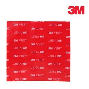 3M 4910 하이패스 부착 투명 양면테이프 10x10