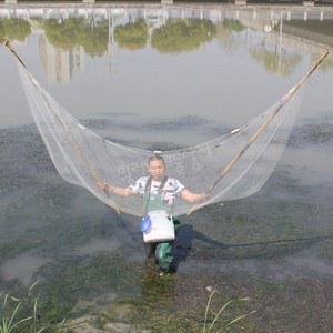 나일론 뜰채 민물 뜰망 큰 미터 족대 4 해루질 통발 대나무 그물 대형