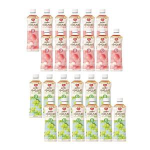 동원 보성홍차 아이스티 제로 복숭아 + 샤인머스캣 500ml 각 12병