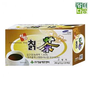 (무배) 청솔 칡차 청솔칡차 스틱포장 칡차대용량 20스틱 칡차20스틱 사무실 탕비실