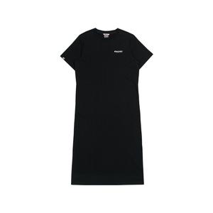 디스커버리 여성 롱 반팔 원피스 DWOP92043BKS
