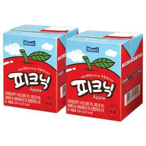 매일 피크닉 사과 200ml x 48팩(24팩 x 2박스)