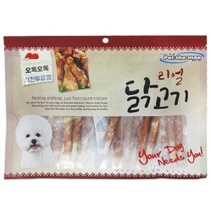 펫더맨 리얼 오독오독 치킨우유껌 300g X 6개 강아지 개껌