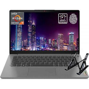 Lenovo 2024 Ideapad 비즈니스 노트북 14인치 FHD 디스플레이 AMD 라이젠 7 5700U CPU(i7-1255U 뛰어남) 20