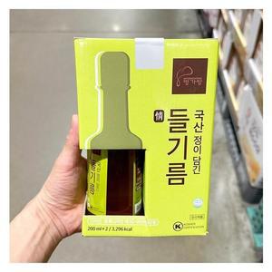 명가랑 정이담긴 국산 들기름 200ml x 2개입 d55420