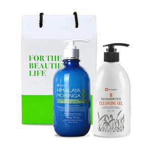[RGNN55R9]샴푸500ml 맥주클렌징젤 2종헤어스킨선물세트
