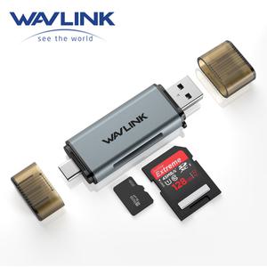 cf카드 메모리카드 Wavlink SD 카드 리더 USB C USB3.0 마이크로 메모리 어댑터 TF SDXC SDHC MMC RS-MMC S