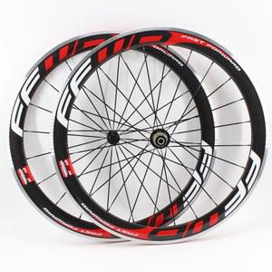 합금 브레이크 표면 휠이 있는 카본 섬유 클린처 림 700C 로드 바이크 휠셋 3K UD 12K 38mm 50mm 60mm 80mm