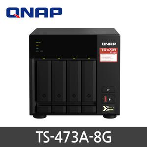 QNAP TS-473A-8G 4BAY [88TB] 22TBX4 쿼드코어 정품 NAS 스토리지 (초기설정+원격지원무료)