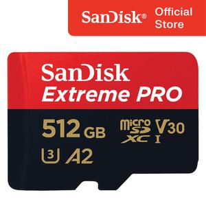샌디스크 마이크로 SD카드 익스트림 프로 512GB 블랙박스 닌텐도 핸드폰 카메라 외장 메모리