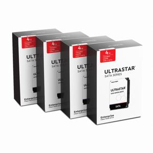 Western Digital 4TB Ultrastar DC HC310 HUS726T4TALA6L4 패키지 (SATA3/7200/256M/4PACK)