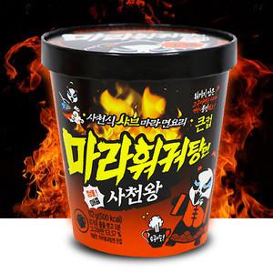 사천왕 마라 훠궈탕면 큰컵 12컵 1박스/훠궈/마라