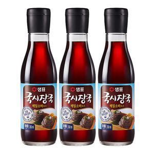 샘표 국시장국 메밀소바소스 350ml X3개 국물요리용