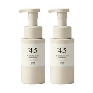 해피바스 PH4.5 약산성 여성청결제 쑥 버블 250g 2개