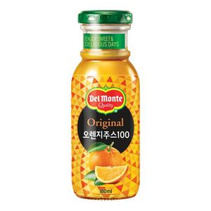 델몬트 오리지널 오렌지주스100 180mlx12병x2set