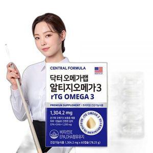 센트럴포뮬러 닥터오메가랩 rTG 오메가3 60캡슐 x 3개