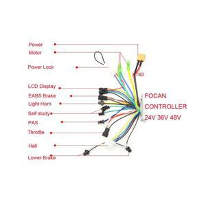 24V 36V 350W 전기 자전거 전자 LCD 디스플레이 패널 엄지 스로틀 스쿠터 브러시리스 컨트롤러 부품 lh100