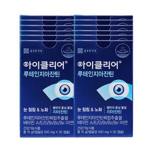 종근당건강 아이클리어 루테인지아잔틴30캡슐 12박스