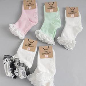 여아 발목 레이스양말 1족 치마 원피스 러블리한 양말