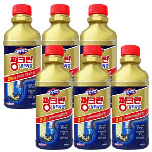 유한락스 펑크린 울트라겔 본품 500ml 6개