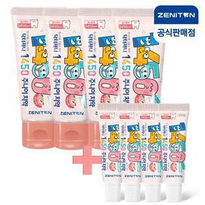 1450 고불소 주니어치약 복숭아향 60g+미니15g x4개
