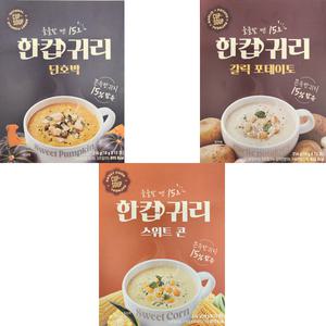한컵귀리 18g X 12입 3종택1 단호박 갈릭포테이토 스위트콘