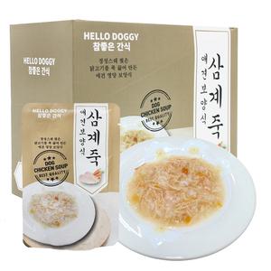 헬로도기 참좋은간식 삼계죽 80g  x 10개