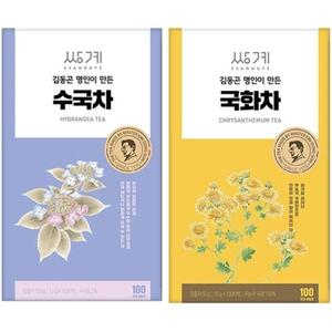 쌍계 수국차 100T+국화차 100T