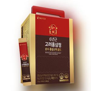 6년근 고려홍삼정 순수 홍삼스틱 골드 100포(100일분)