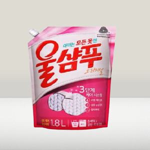 울샴푸 1.8L x 2개 대한민국 1등 중성세제