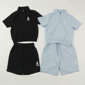 [롯데백화점]지프 곰 자수 반넥 반팔 맨투맨세트  KP2TSU165-SET