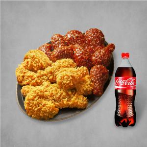 [BBQ] 황금올리브치킨 콤보반반+콜라1.25L