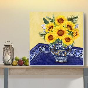 [RG0PN350]해바라기그림 캔버스 30C 7SUN1 풍수그림