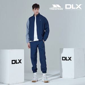 트레스패스 DLX 남성 컬러 배색 경량 트랙수트 2종세트 네이비