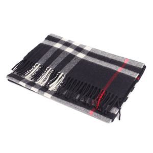 24FW 버버리 자이언트 체크 캐시미어 스카프 8076582 (NAVY)